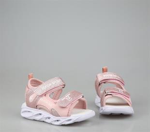 Bücür Ortopedi 102 Işıklı Pudra Çocuk Sandalet