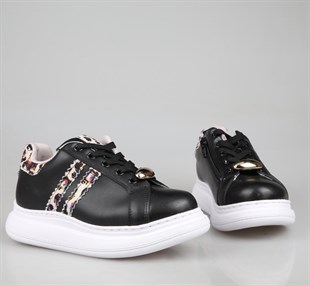 Bücür Ortopedi 104 Siyah Çocuk Sneakers