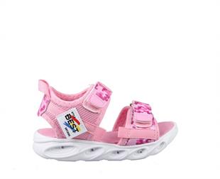 Bücür Ortopedi 120 Işıklı Pembe Çocuk Sandalet