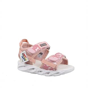 Bücür Ortopedi 120 Işıklı Pudra Çocuk Sandalet