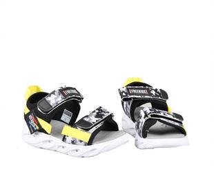 Bücür Ortopedi 120 Işıklı Siyah Çocuk Sandalet