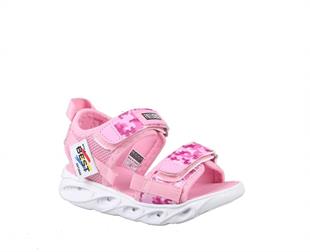 Bücür Ortopedi 120 Işıklı Pembe Çocuk Sandalet