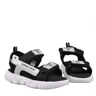 Bücür Ortopedi 201 Siyah Çocuk Sandalet