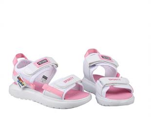Bücür Ortopedi 300 Beyaz Pembe Çocuk Sandalet
