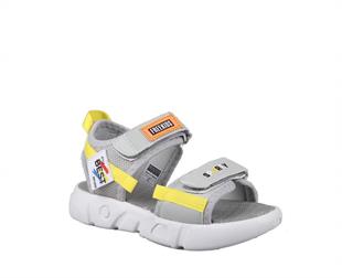 Bücür Ortopedi 300 Gri Sarı Çocuk Sandalet