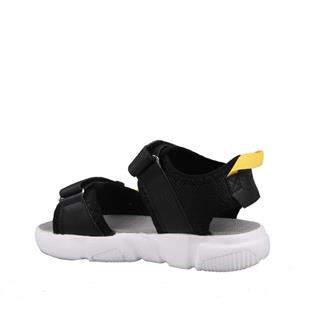 Bücür Ortopedi 300 Siyah Sarı Çocuk Sandalet