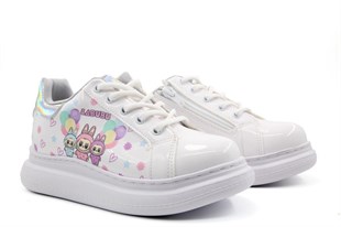 Bücür Ortopedi 850 labubu Beyaz Çocuk Sneakers