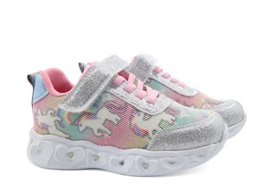 Bücür Ortopedi s2619 Gümüş Çocuk Sneakers