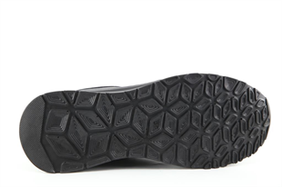 CASTLE BLACK 42748 Hakiki Deri Ortopedik Siyah Kadın Günlük Anne Ayakkabısı