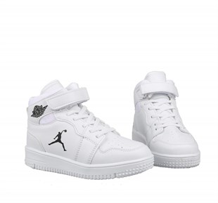 Cool Haykat Boğazlı Beyaz Çocuk Sneakers