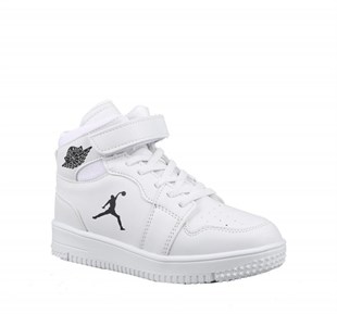 Cool Haykat Boğazlı Beyaz Çocuk Sneakers