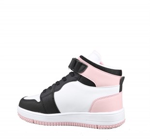 Cool Haykat Boğazlı Siyah Pembe Çocuk Sneakers