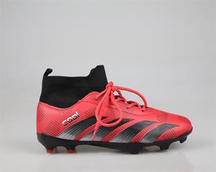 Cool Pele Çoraplı Krampon Kırmızı Çocuk Halı Saha Ayakkabısı