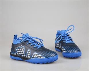 Cool Pele Çoraplı Saks Mavi Çocuk Halı Saha Ayakkabısı