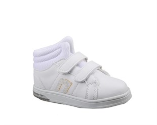Cool Pepe Boğazlı Beyaz Çocuk Sneakers