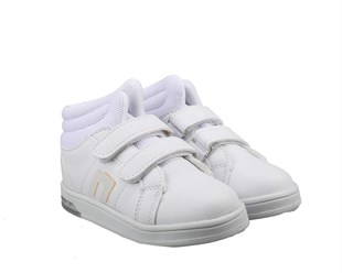 Cool Pepe Boğazlı Beyaz Çocuk Sneakers