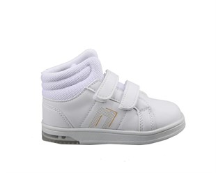 Cool Pepe Boğazlı Beyaz Çocuk Sneakers