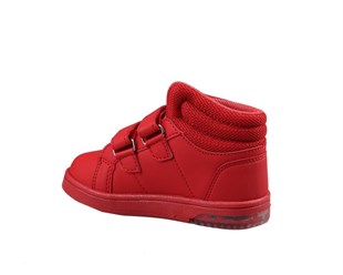Cool Pepe Boğazlı Kırmızı Çocuk Sneakers