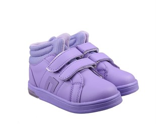 Cool Pepe Boğazlı Mor Çocuk Sneakers