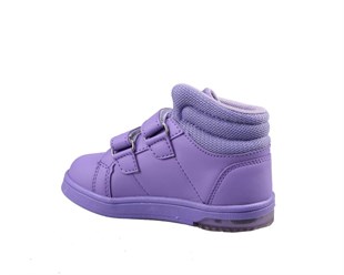 Cool Pepe Boğazlı Mor Çocuk Sneakers