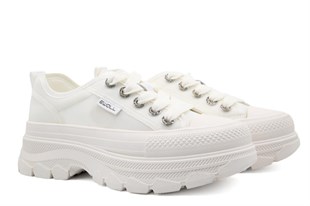 Ewoll 261-2012 Beyaz Kadın Sneakers