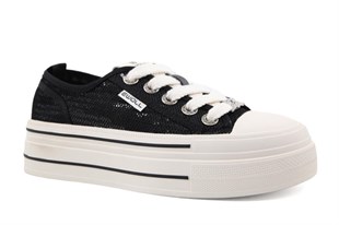 Ewoll 261-2014 Siyah Kadın Sneakers