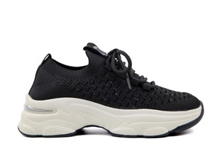 Ewoll 261-2057 Siyah Kadın Sneakers