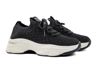 Ewoll 261-2057 Siyah Kadın Sneakers