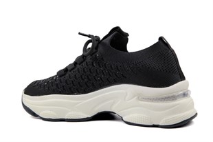 Ewoll 261-2057 Siyah Kadın Sneakers