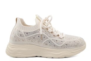 Ewoll 261-2061 Bej Kadın Sneakers