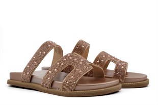 Ewoll 261-4045 Gold Kadın Terlik