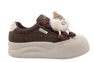 Ewoll 262-1153 Kahve Kadın Sneakers