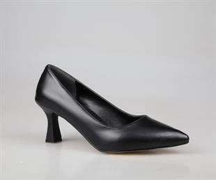 Feles 017-2014 Siyah Kadın Topuklu Ayakkabı