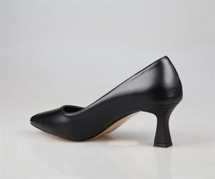 Feles 017-2014 Siyah Kadın Topuklu Ayakkabı