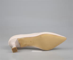 Feles 017-2014 Ten Rengi Kadın Topuklu Ayakkabı