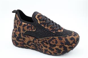 Feles 020-109 Leopar Kadın Sneakers