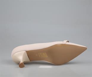 Feles 020-25 Ten Rengi Kadın Topuklu Ayakkabı