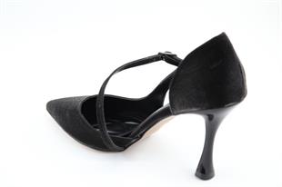 Feles 038-2504 Siyah Kadın Topuklu Ayakkabı