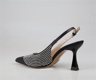 Feles 042-367 Siyah Kadın Topuklu Ayakkabı