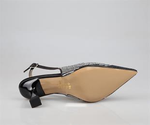 Feles 042-367 Siyah Kadın Topuklu Ayakkabı