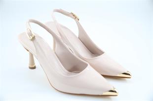 Feles 047-112 Ten Rugan Kadın Topuklu Ayakkabı