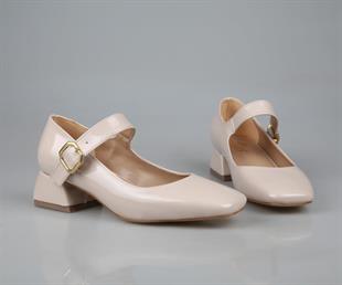 Feles 058-510 Ten Rugan Kadın Topuklu Ayakkabı