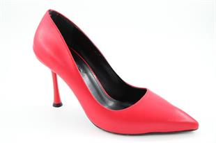 Feles 070-1321 Kırmızı Kadın Topuklu Ayakkabı