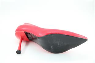 Feles 070-1321 Kırmızı Kadın Topuklu Ayakkabı