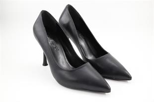 Feles 070-1321 Siyah Kadın Topuklu Ayakkabı