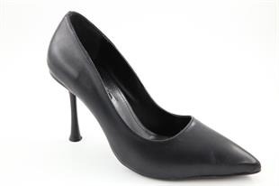 Feles 070-1321 Siyah Kadın Topuklu Ayakkabı