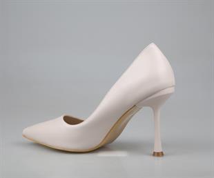 Feles 070-1321 Ten Rengi Kadın Topuklu Ayakkabı