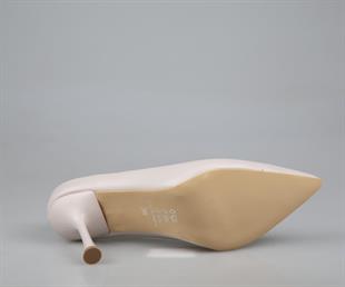 Feles 070-1321 Ten Rengi Kadın Topuklu Ayakkabı