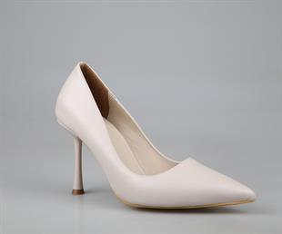 Feles 070-1321 Ten Rengi Kadın Topuklu Ayakkabı