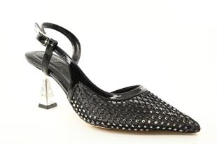 Feles 077-1128-19 Siyah Kadın Topuklu Ayakkabı